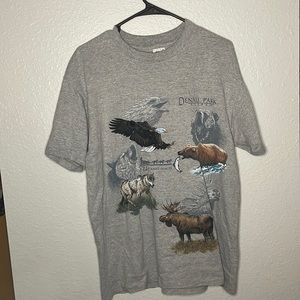 Vintage graphic animal tee shirt